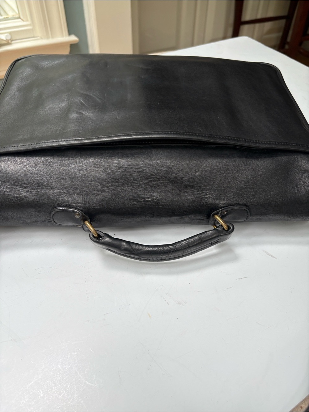 Devil Wears Prada 2 Vintage Coach Metropolitan Brief #5180, USA, Brass Hardware - Picture 5 of 10